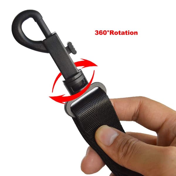 Saxophone Strap, Adjustable Saxophone Neck Strap (Black)
