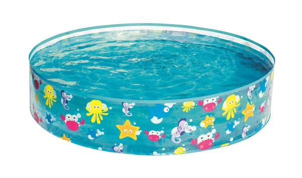 Bestway Pool med Kant multifärg