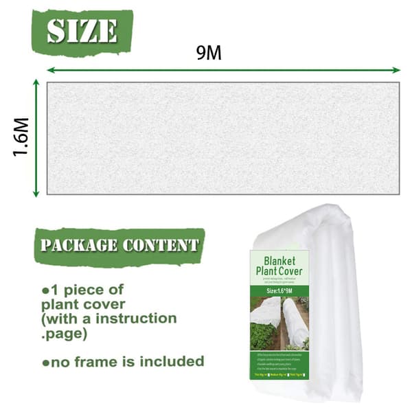 A plant frost protection, cold protective fabric, plant protective cover