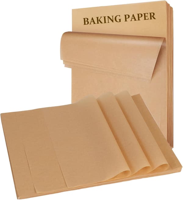 200 ark bakepapir, 30 x 40 cm, fettsikkert bakepapir for matlaging, baking og grilling