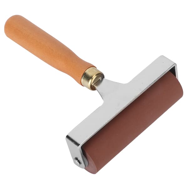 Brayer Blød Fleksibel Robust Holdbar Elastisk Gummirulle til Tryk Scrapbøger 10cm