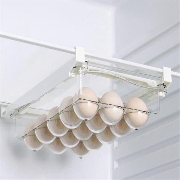 Egg Holder for Refrigerator, Refrigerator Egg Storage Box, Mini Refrigerator Drawer with Pull Function
