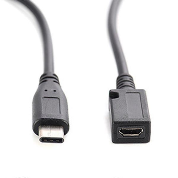 Latausdatakaapeli Usb TypeC - MicroUSB-adapteri Laturi TypeC - Micro USB