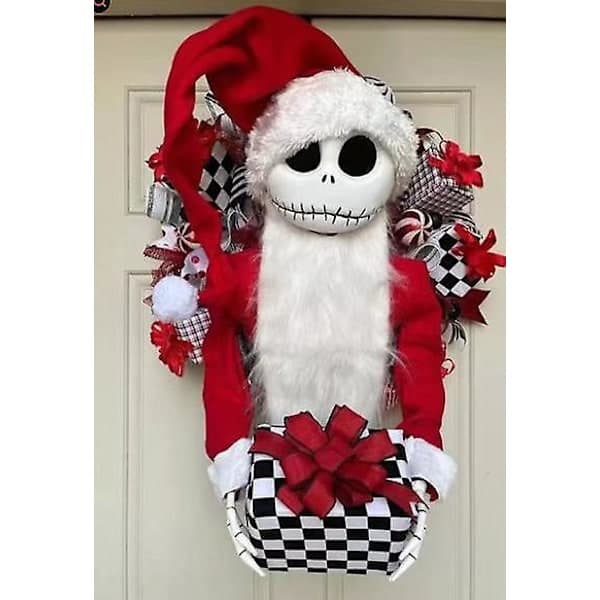 Ny Jack Skellington The Nightmare Before Christmas Hängande Krans Gåva Platt typ