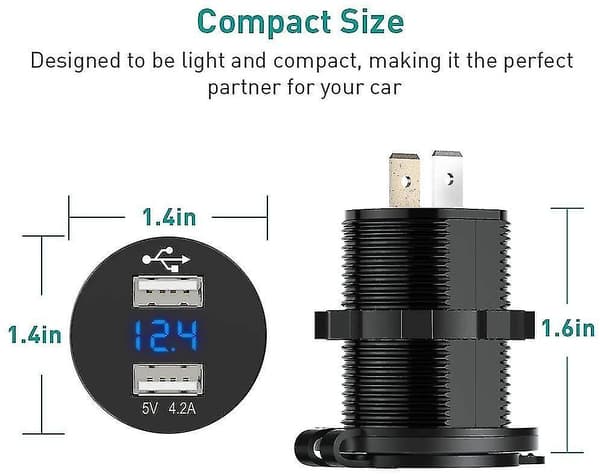 USB-stik til bil, motorcykel, campingvogn, lastbil og mere