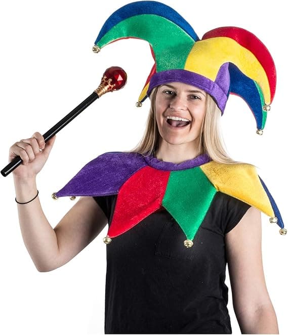 Jesterdragt - Hat - Jester Klovnekostume - Kongens Nar_tfrf