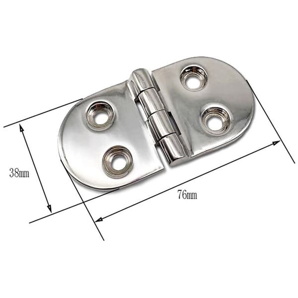 High Performance Boat Hinge Door Strap Cast Hinge Marine Grade 316 Deck Cabinet Drawer Hardware for Boat RV Caravan