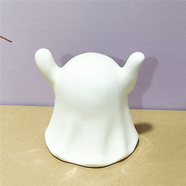 High Temperature Ceramic Hamster Nest, White Porcelain, Golden Bear