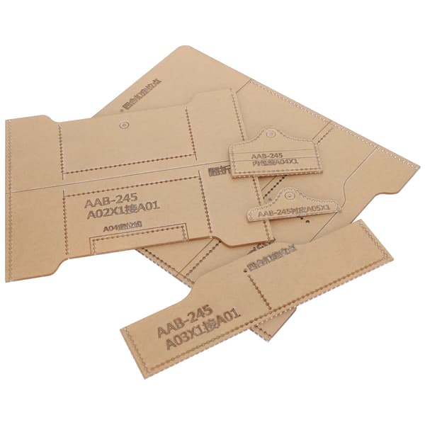 Acrylic Template Tool Long Wallet Pattern DIY Leather Transparent Handmade Accessories AAB-245