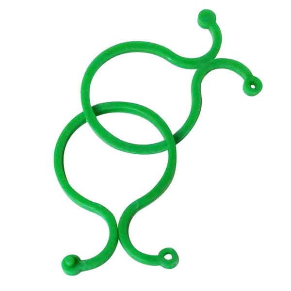8-muotoinen solki kasviklipsille ja