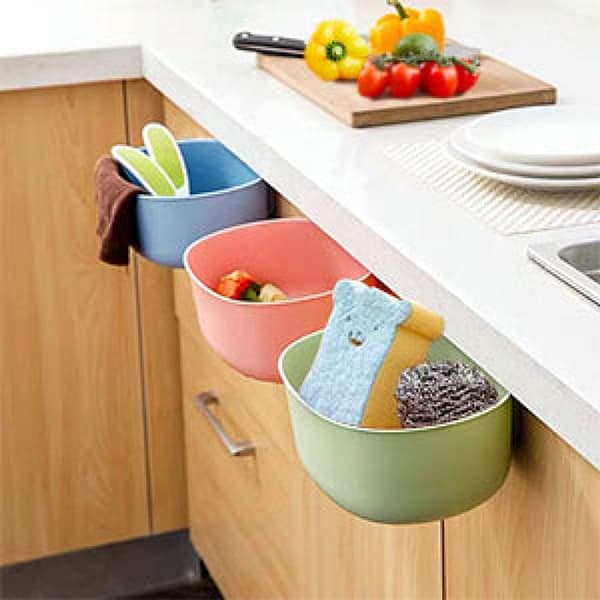 2x Drip Tray for Kitchen Waste Hanging Trash Can Organic Waste Container