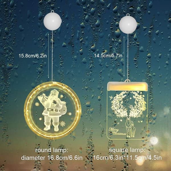 2 st utomhus julbelysning juldekoration KLB