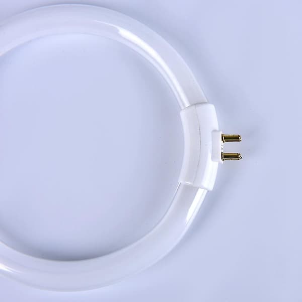 11W T4 rund ringformad lysrörslampa med 4 stift, vit, 1 st White 1 Pcs