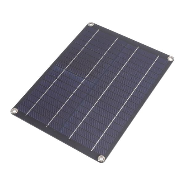 Bærbar solcellepanel, 9,1 x 6,7 tommer, slank design, lett vekt KLB