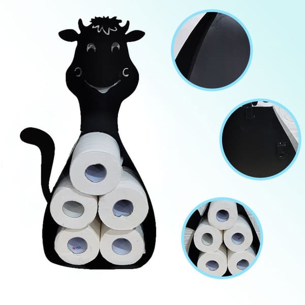 Iron Toilet Roll Holder, Creative
