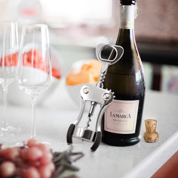Vingåpner med vingeskrue og flaskepropp Single Single