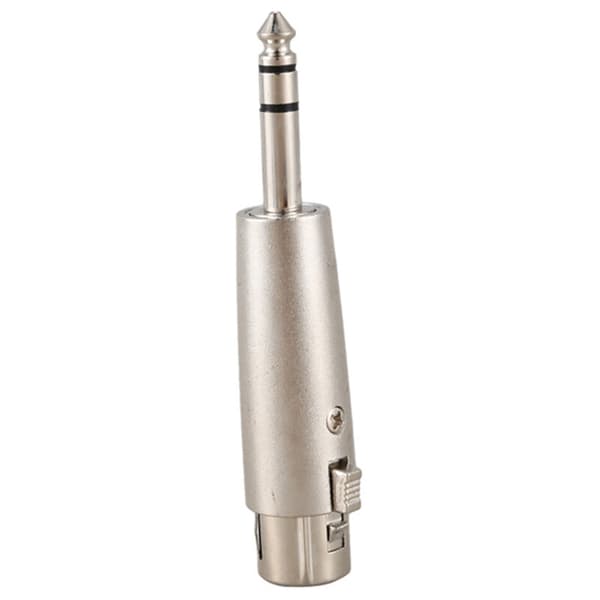 XLR til 6,3 mm LEAD Mikrofonstik Mikrofonforbindelseskabeladapter
