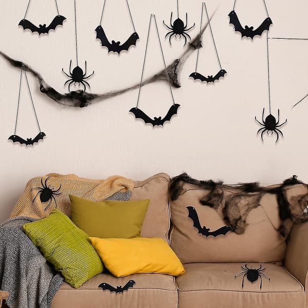Spooky Hanging Ceiling Scares Decorations for Halloween Party, Halloween Party Decorations - 14 pcs bd