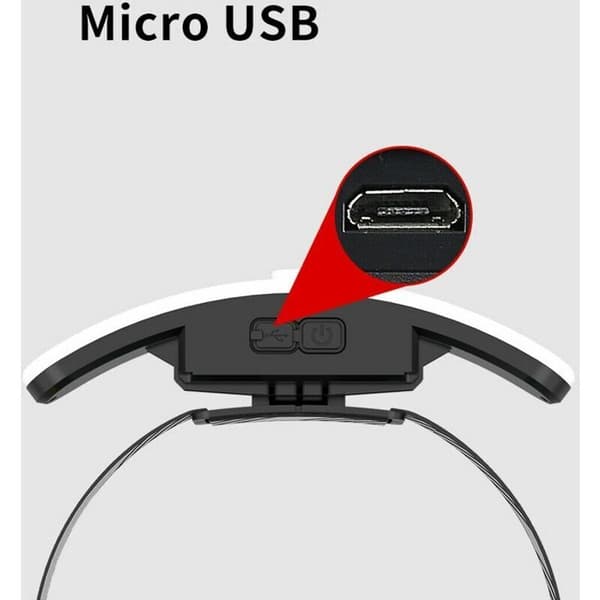 Headlamp COB Headlight Headlamp Light Jogging Cycling Sport Red Light USB KLB