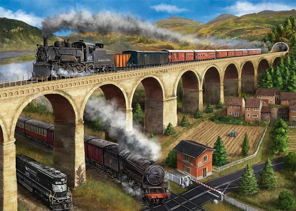 Falcon Pussel Viadukten, 1000 Bitar
