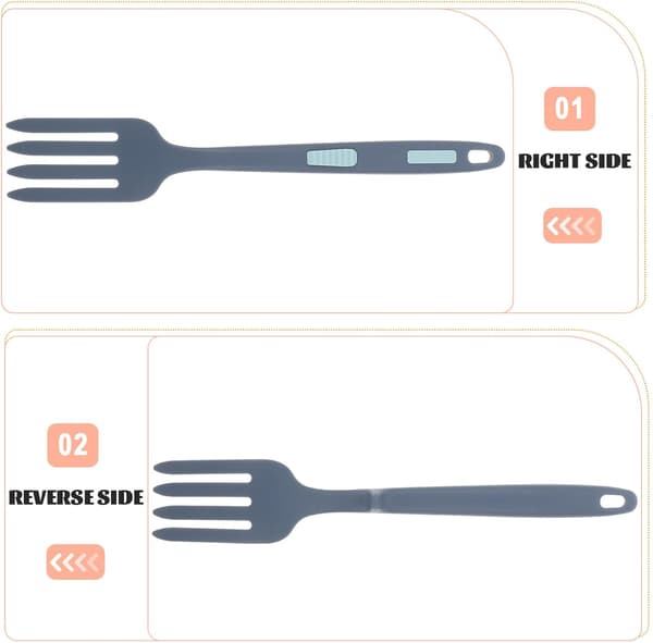 Flexible Silicone Fork Large Snow Fork Pasta Fork Spaghetti Spoon
