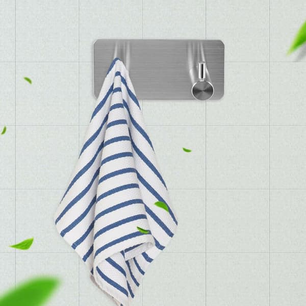 Stainless Steel Bathroom Hooks, Towel Hooks, Waterproof and Rustproof Wall Hooks, Door Hooks for Bathroom, Kitchen, Wardrobes