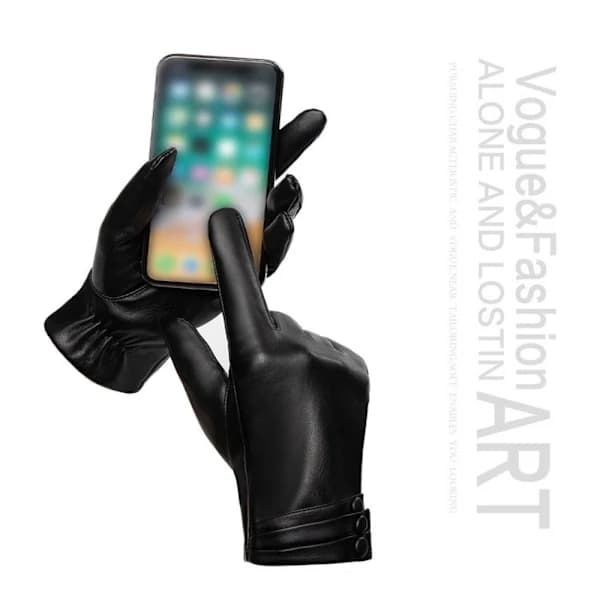 PU-læderhandsker Touchscreen-handsker L L L