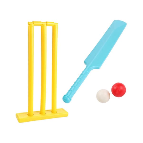 Cricketsett for barn, bærbart utendørsspill for ferie og hage