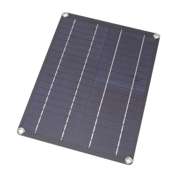 Bærbar solcellepanel, 9,1 x 6,7 tommer, slank design, lett vekt KLB