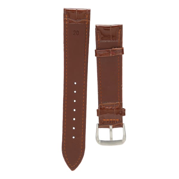 Brown Watch Strap with Pin Buckle in PU Leather, Universal Replacement Watch Strap, Watch Accessories