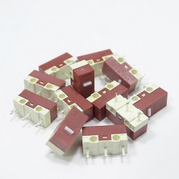 Til Huano Silent Mouse Micro Switch Micro Lydløs Knap 8stk/sæt