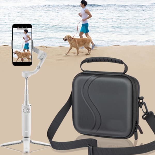 PU Carrying Case Compatible with DJI OM 5 Camera Bag Portable Storage Bag Shoulder Bag