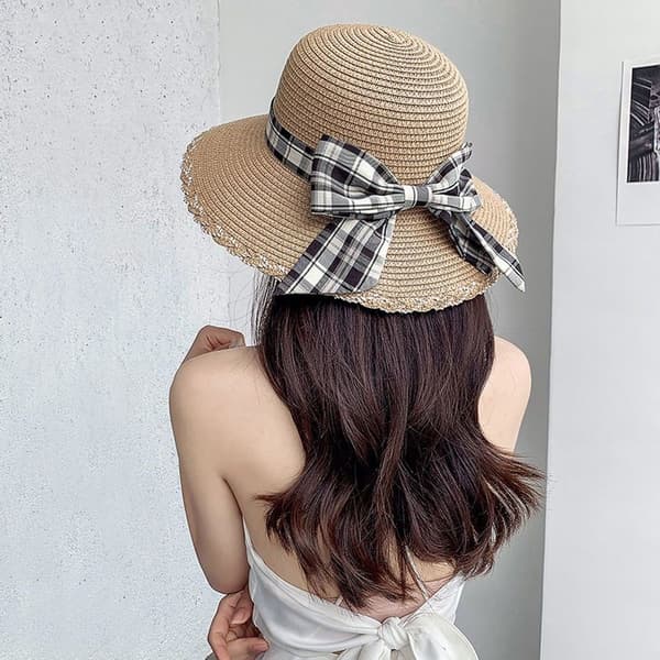 Summer Sun Protection Beach Hat Foldable Wide Brim Holiday
