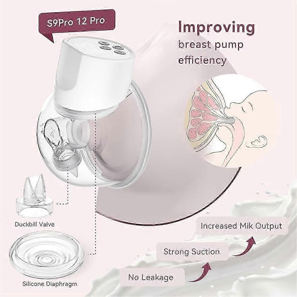 12-pack S9 Pro / S12 Pro / S9 / S12 Ventilsilikonmembran, för bröstpump, elektrisk bröstpump