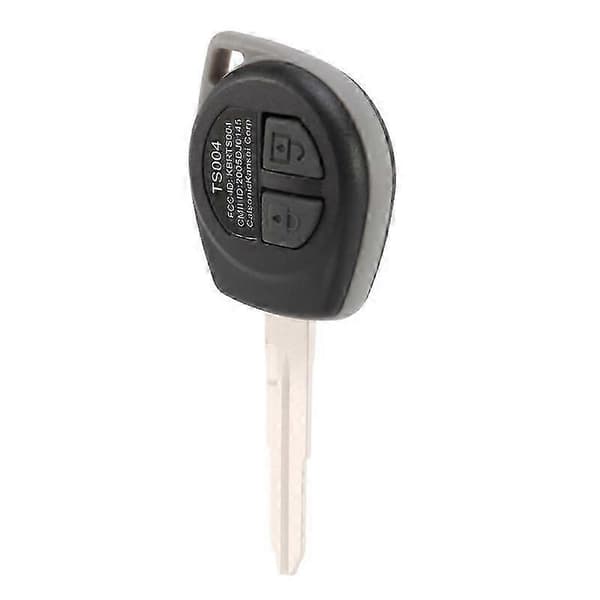 2-Button Uncut Remote Key Case For SUZUKI IGNIS ALTO Black