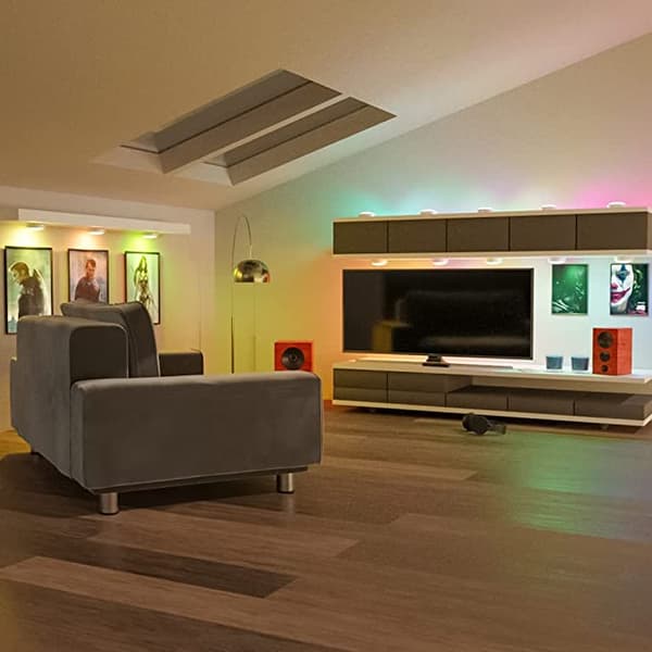 Cabinet LED Lamp Festival Lighting with Remote Control 6 Lamps, 2 Remote Controls_TF White Vit