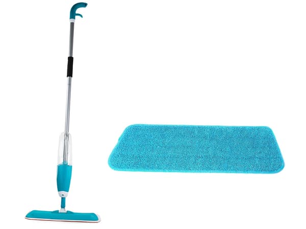 Spraymopp - Rengjøringsmopp med sprayfunksjon Blå blue