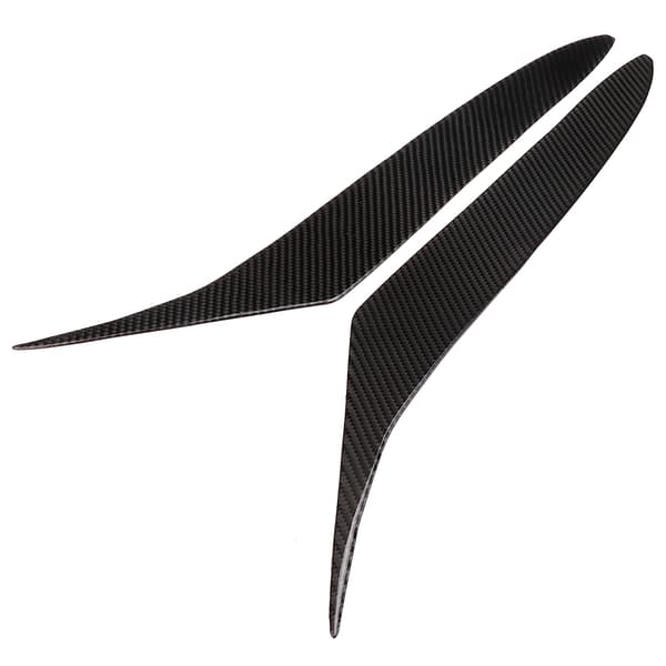 Frontlys øyenbryn karbonfiber frontlys øyelokk trim dekaler passer til Mazda RX8 Coupe 2004-2008