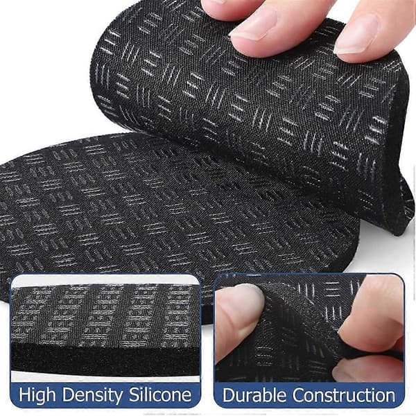6 Pcs Non-Slip Walking Plate, Noise-Reducing Exercise Equipment Mat for Under Treadmills and Training