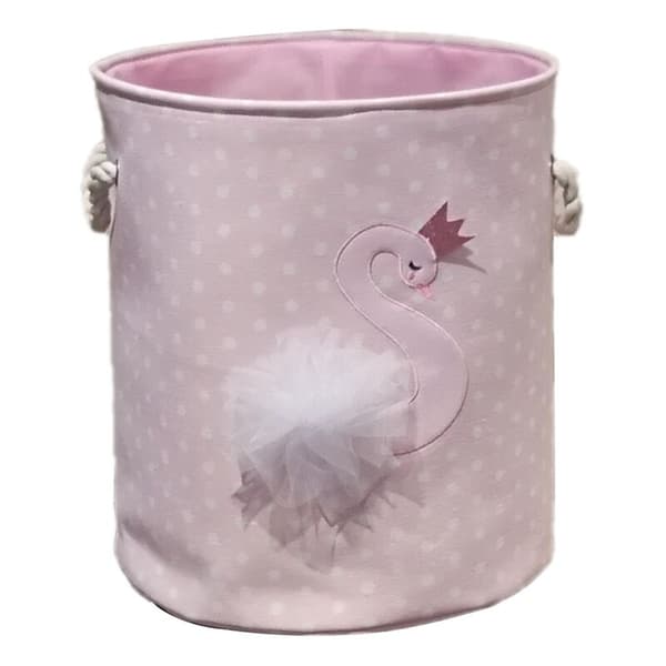Swan Laundry Basket Storage Basket with Storage Baskets for Toy Books D35XH40Cm Swan Model