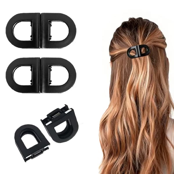 Magnetisk hårklemme – 3 stk 60 Black
