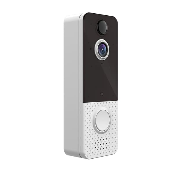 Doorbell Camera, Wifi Camera Ring Detection Video Doorbell Wide Angle View Night Vision HD Cloud Storage Black