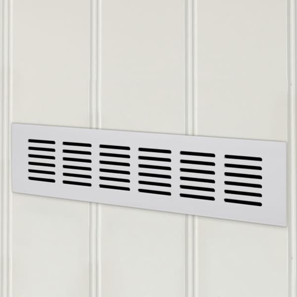Aluminium ventilationsgitter til base 200 x 60 mm