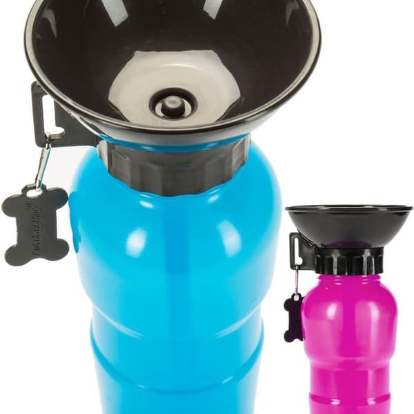 Koiran vesipullo integroidulla juomakupilla Matkavesipullo Auto KLB