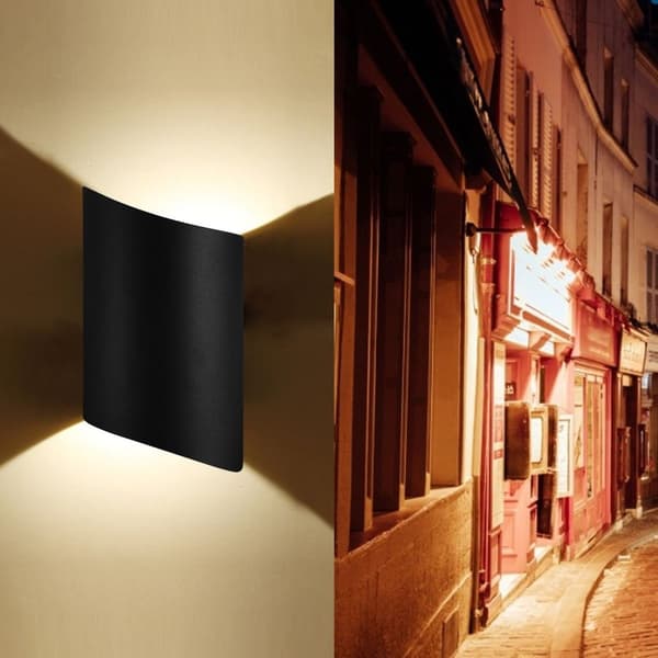 110V-265V 6W LED Wall Light Warm White Waterproof Wall Lamp KLB
