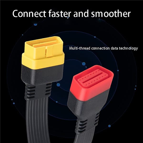 3X New OBD OBD2 Extension Cable Connector for Launch X431 V / Easydiag 3.0 Mdiag Golo Main 16Pin
