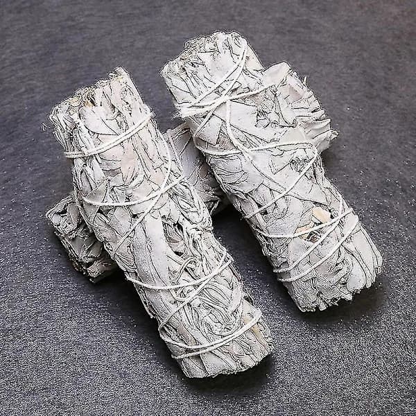 White Sage Bundles, 10 cm Sage Incense for Home Cleansing, Incense, Meditation and Rituals