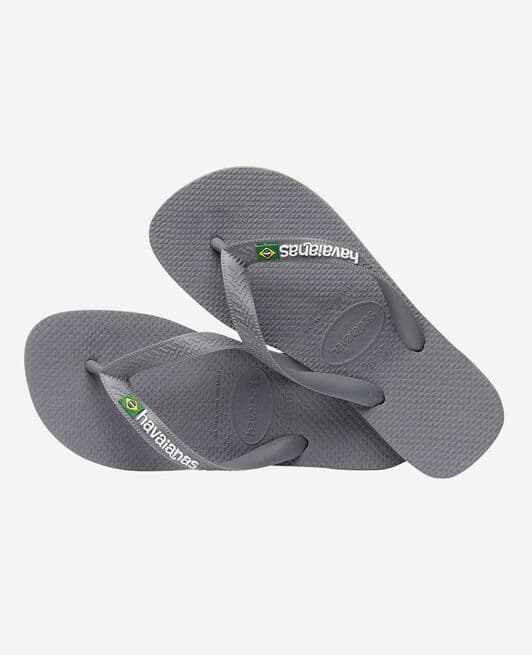 Havaianas Flip Flops Brazil Logo Grå 45/46