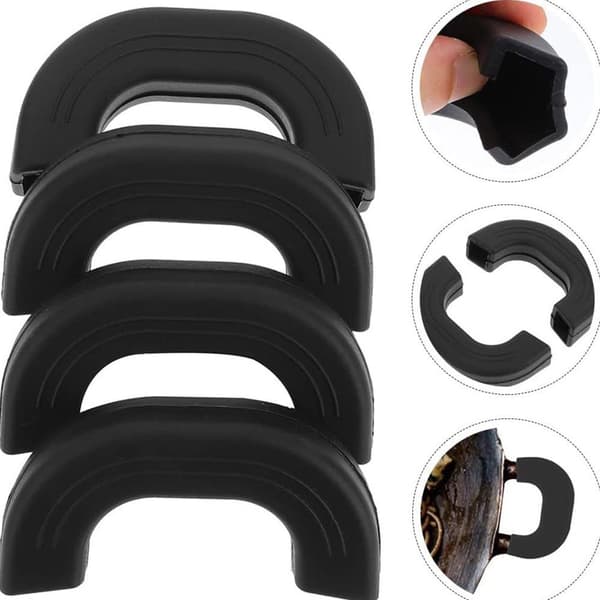 Silicone Handle for Pots, Heat-Resistant Pot Handles, Kitchen Protection, 6-Pack