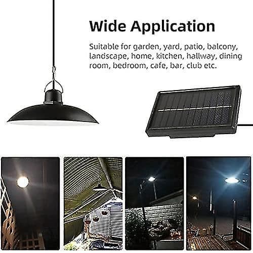 Solcellelamper innendørs Ip65 vanntett lampe for korridor utendørs skur låve lysthus enkelthode